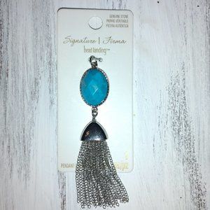 🔴 CLEARANCE 6/$20 Turquoise tassel